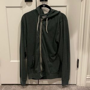 Green lightweight hoodie